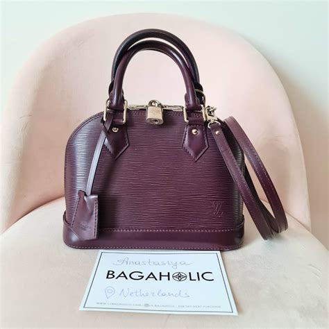 louis vuitton violet bag|Louis Vuitton Violet Epi Alma BB Crossbody Bag – Bagaholic.